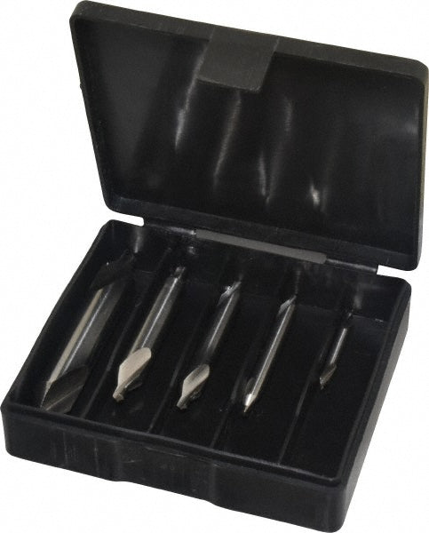 Value Collection 217-9012 5 Pc #1 to #5 High Speed Steel Combo Drill & Countersink Set