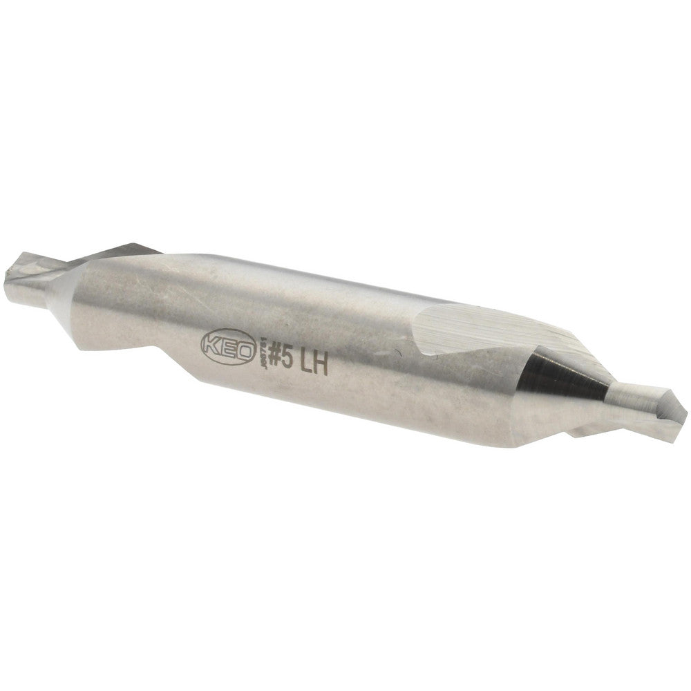 Keo 906-000-130 Combo Drill & Countersink #5, 7/16" Body Dia, 118°, High Speed Steel