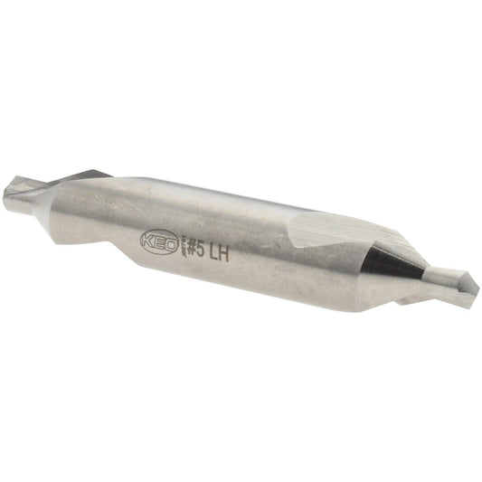 Keo 906-000-130 Combo Drill & Countersink #5, 7/16" Body Dia, 118°, High Speed Steel