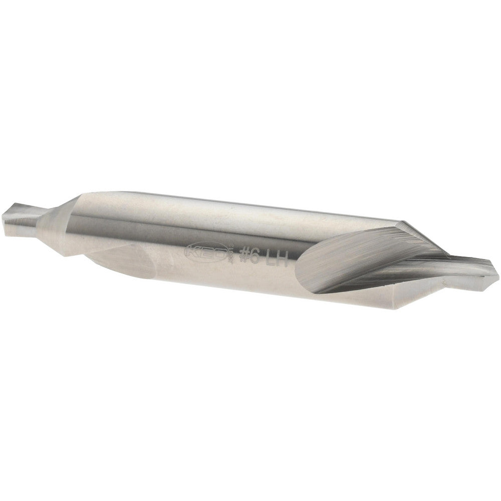 Keo 906-000-145 Combo Drill & Countersink #6, 1/2" Body Dia, 118°, High Speed Steel
