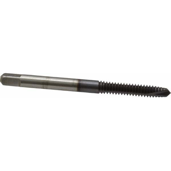 Kennametal 1779085 Spiral Point Tap #10-24 UNC, 2 Flutes, Plug Chamfer, 2B/3B Class of Fit, HSS, TiCN Coated
