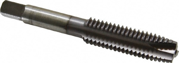 Kennametal 4131257 Spiral Point Tap 1/2-13 UNC, 3 Flutes, Plug Chamfer, 3B Class of Fit, HSS, TiCN Coated