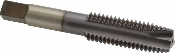 Kennametal 4131258 Spiral Point Tap 5/8-11 UNC, 3 Flutes, Plug Chamfer, 3B Class of Fit, HSS, TiCN Coated