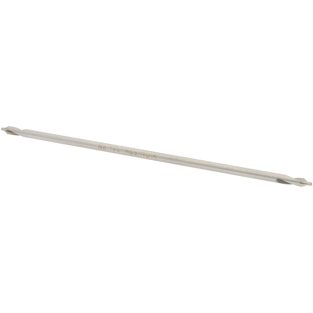 Value Collection 156400001000005 Combo Drill & Countersink #1, 1/8" Body Dia, High Speed Steel