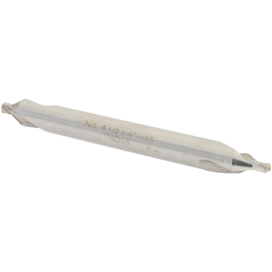 Value Collection 156400004120004 Combo Drill & Countersink #4-1/2, 3/8" Body Dia, High Speed Steel