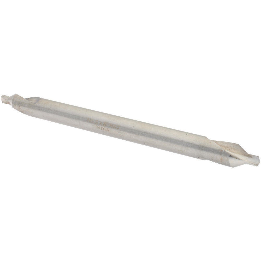 Value Collection 156400005000006 Combo Drill & Countersink #5, 7/16" Body Dia, High Speed Steel
