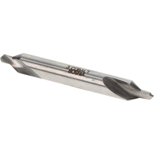 Value Collection BC04P0003 Combination Drill & Countersink #3, 1/4" Body Dia, 118 deg, Cobalt