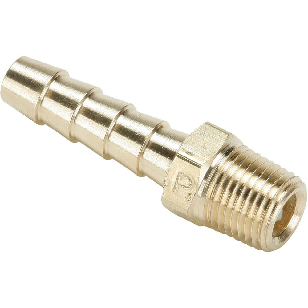 Parker 125HBL-5-6 Barbed Hose Fitting 3/8" x 5/16" ID Hose, Male Connector