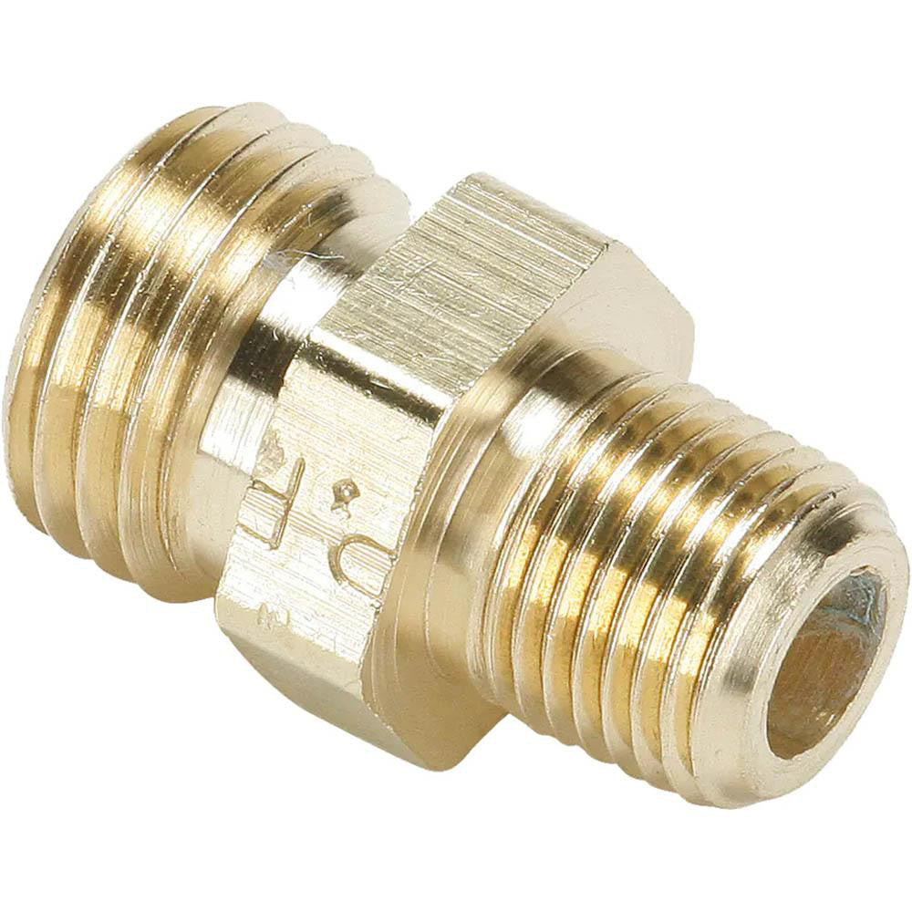 Parker 127HB-4-4 Industrial Pipe Ball-End Joint Adapter 1/4" Male Thread, MNPSM x MNPT