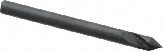 M.A. Ford 61012501 Countersink 1/8" Head Dia, 60.00 deg Included Angle, 1 Flute, High-Speed Steel, Right Hand Cut