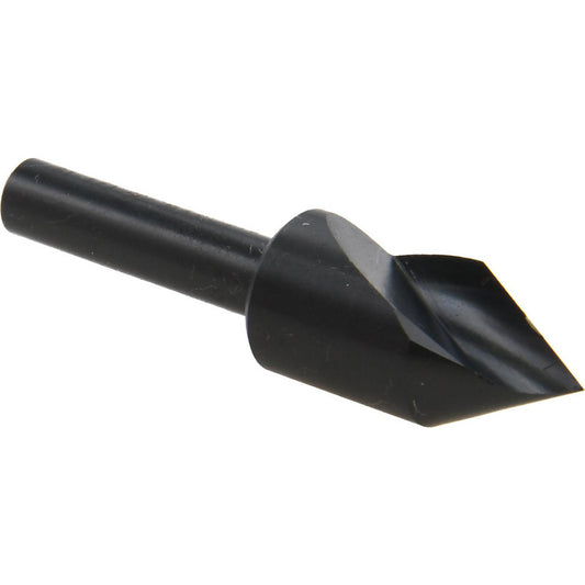 M.A. Ford 61050001 Countersink 1/2" Head Dia, 60.00 deg Included Angle, 1 Flute, High-Speed Steel, Right Hand Cut