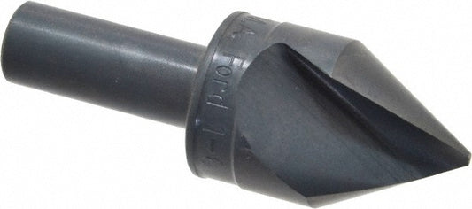 M.A. Ford 61100001 Countersink 1" Head Dia, 60.00 deg Included Angle, 1 Flute, High-Speed Steel, Right Hand Cut