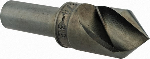 M.A. Ford 61075002 Countersink 3/4" Head Dia, 82.00 deg Included Angle, 1 Flute, High-Speed Steel, Right Hand Cut