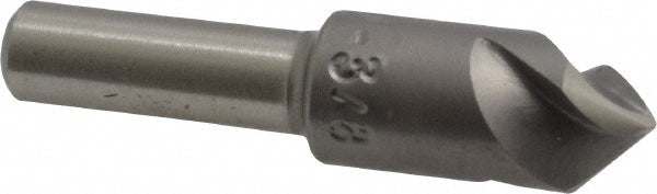 M.A. Ford 92037502 Countersink 3/8" Head Dia, 82.00 deg Included Angle, 3 Flute, High-Speed Steel, Right Hand Cut