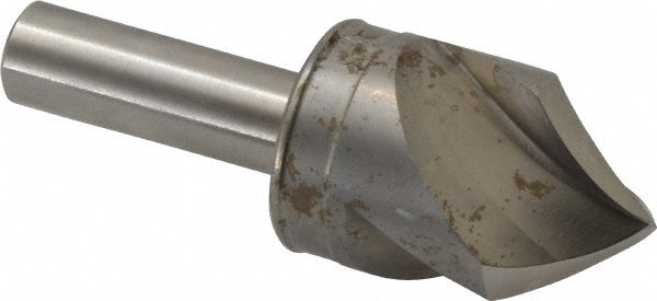 M.A. Ford 92112502 Countersink 1-1/8" Head Dia, 82.00 deg Included Angle, 3 Flute, High-Speed Steel, Right Hand Cut