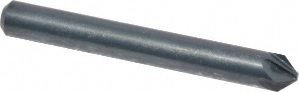 M.A. Ford 79018702 Countersink 3/16" Head Dia, 82.00 deg Included Angle, 6 Flute, High-Speed Steel, Right Hand Cut