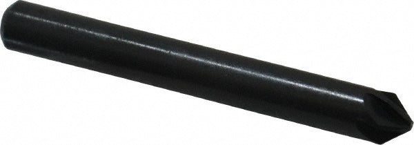 M.A. Ford 79025002 Countersink 1/4" Head Dia, 82.00 deg Included Angle, 6 Flute, High-Speed Steel, Right Hand Cut