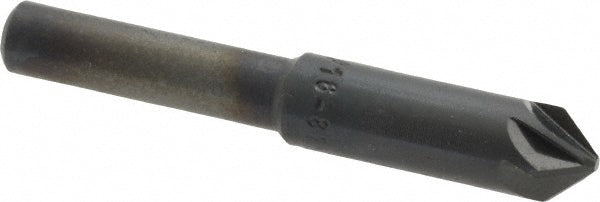 M.A. Ford 79031202 Countersink 5/16" Head Dia, 82.00 deg Included Angle, 6 Flute, High-Speed Steel, Right Hand Cut
