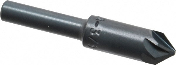 M.A. Ford 79037502 Countersink 3/8" Head Dia, 82.00 deg Included Angle, 6 Flute, High-Speed Steel, Right Hand Cut