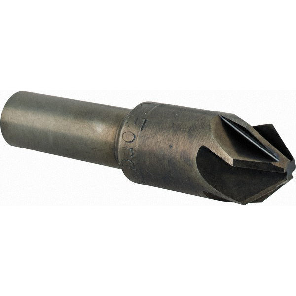 M.A. Ford 79050002 Countersink 1/2" Head Dia, 82.00 deg Included Angle, 6 Flute, High-Speed Steel, Right Hand Cut