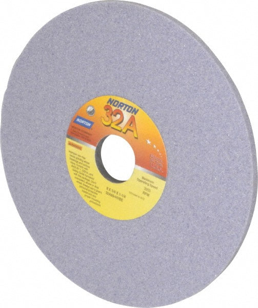Norton 66253043415 Surface Grinding Wheel 8" Dia, 1/4" Thick, 1-1/4" Hole, 60 Grit, H Hardness