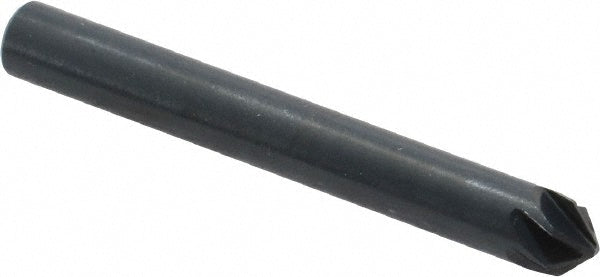 M.A. Ford 79025003 Countersink 1/4" Head Dia, 90.00 deg Included Angle, 6 Flute, High-Speed Steel, Right Hand Cut