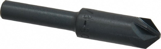 M.A. Ford 79037503 Countersink 3/8" Head Dia, 90.00 deg Included Angle, 6 Flute, High-Speed Steel, Right Hand Cut