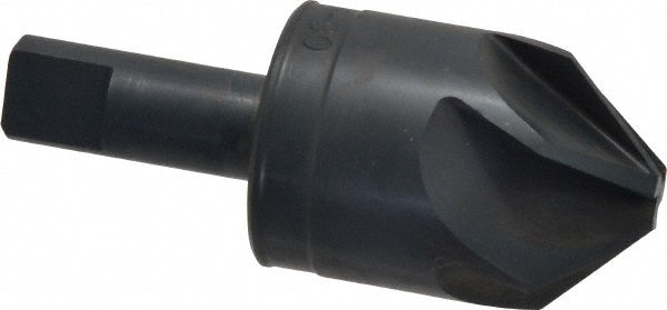 M.A. Ford 79125003 Countersink 1-1/4" Head Dia, 90.00 deg Included Angle, 6 Flute, High-Speed Steel, Right Hand Cut