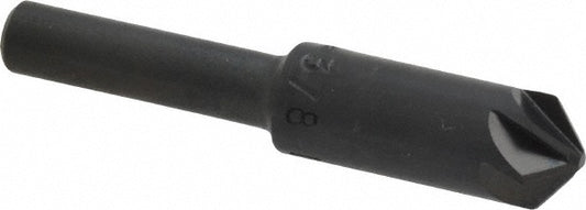 M.A. Ford 79037504 Countersink 3/8" Head Dia, 100.00 deg Included Angle, 6 Flute, High-Speed Steel, Right Hand Cut