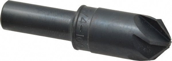 M.A. Ford 79075004 Countersink 3/4" Head Dia, 100.00 deg Included Angle, 6 Flute, High-Speed Steel, Right Hand Cut