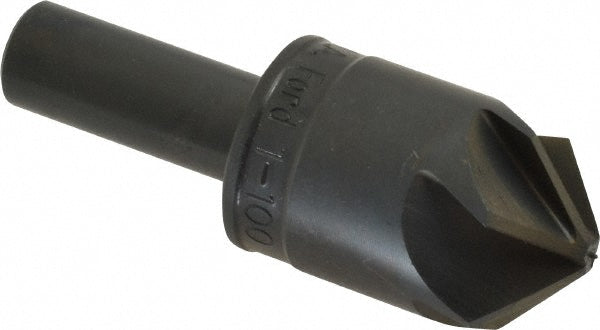M.A. Ford 79100004 Countersink 1" Head Dia, 100.00 deg Included Angle, 6 Flute, High-Speed Steel, Right Hand Cut