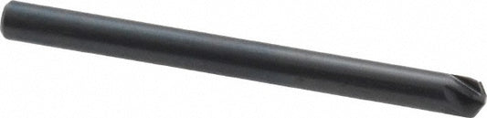 M.A. Ford 79012506 Countersink 1/8" Head Dia, 120.00 deg Included Angle, 6 Flute, High-Speed Steel, Right Hand Cut