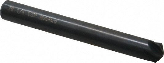 M.A. Ford 79025006 Countersink 1/4" Head Dia, 120.00 deg Included Angle, 6 Flute, High-Speed Steel, Right Hand Cut