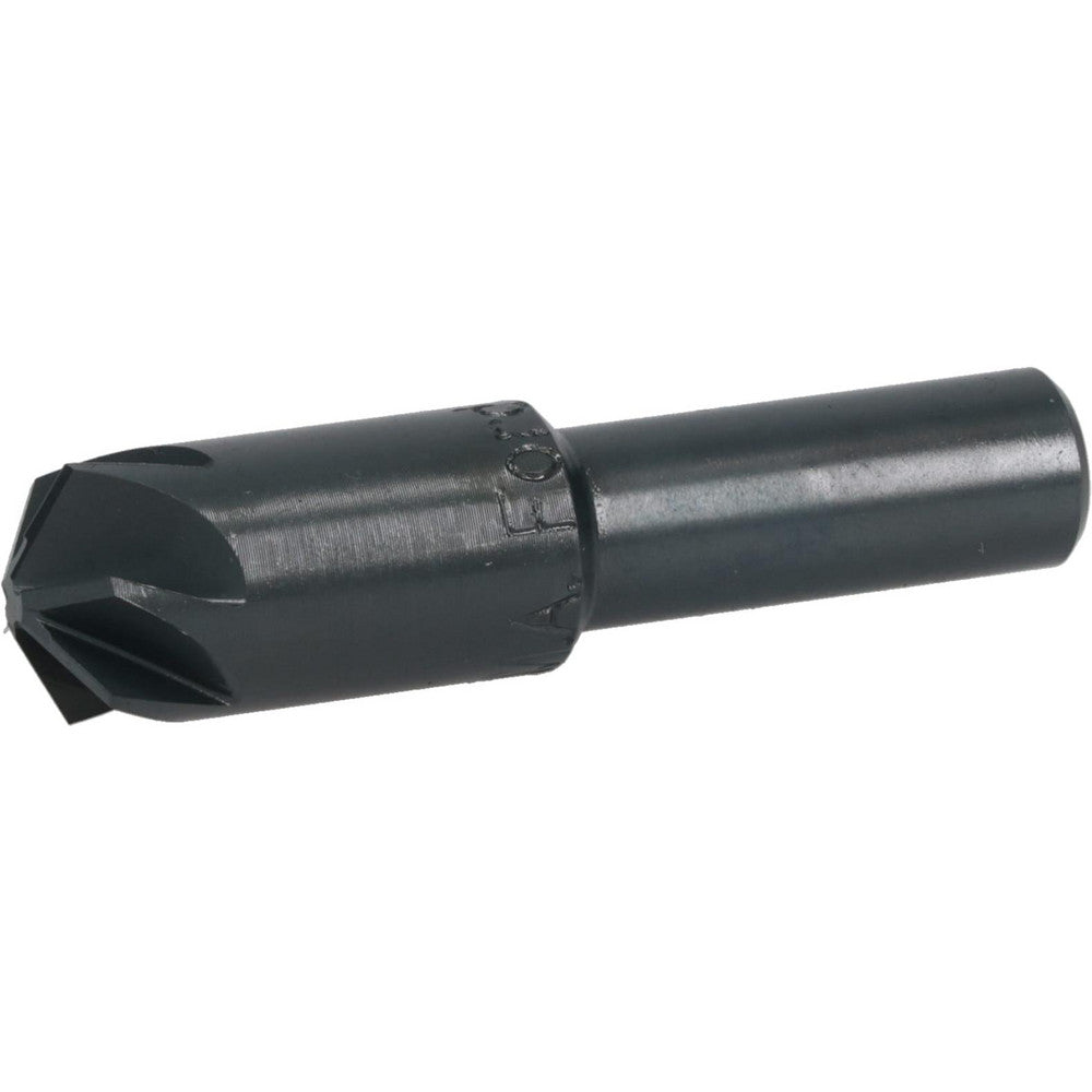 M.A. Ford 79050006 Countersink 1/2" Head Dia, 120.00 deg Included Angle, 6 Flute, High-Speed Steel, Right Hand Cut