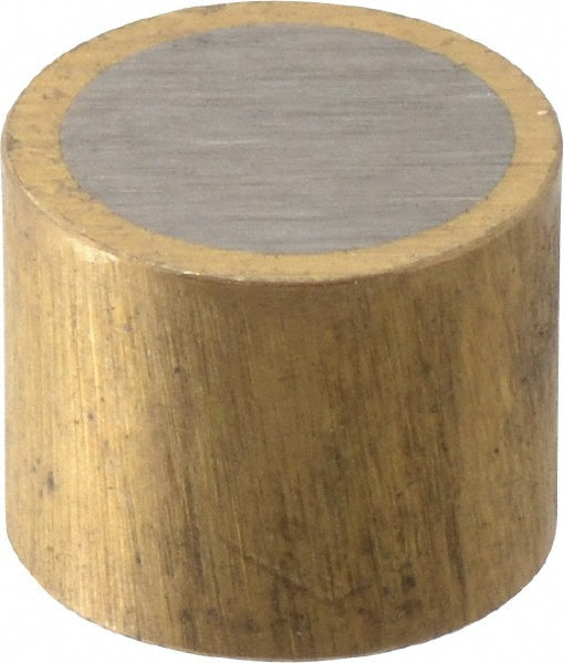 Mag-Mate ABS3125 5/16" Diam x 1/4" High, 0.06 Lb Average & 0.12 Lb Max Pull Force, Brass Alnico Shielded Magnet