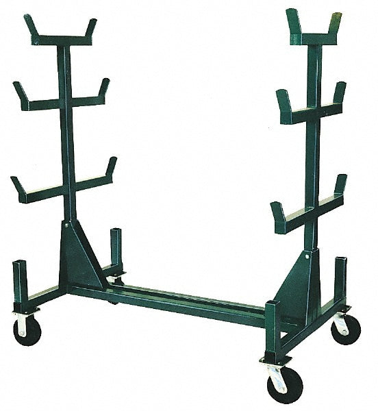 Greenlee 668 Pipe Rack Utility Cart 58-1/2" Long, 34" Wide, Steel, 1000 lb Capacity