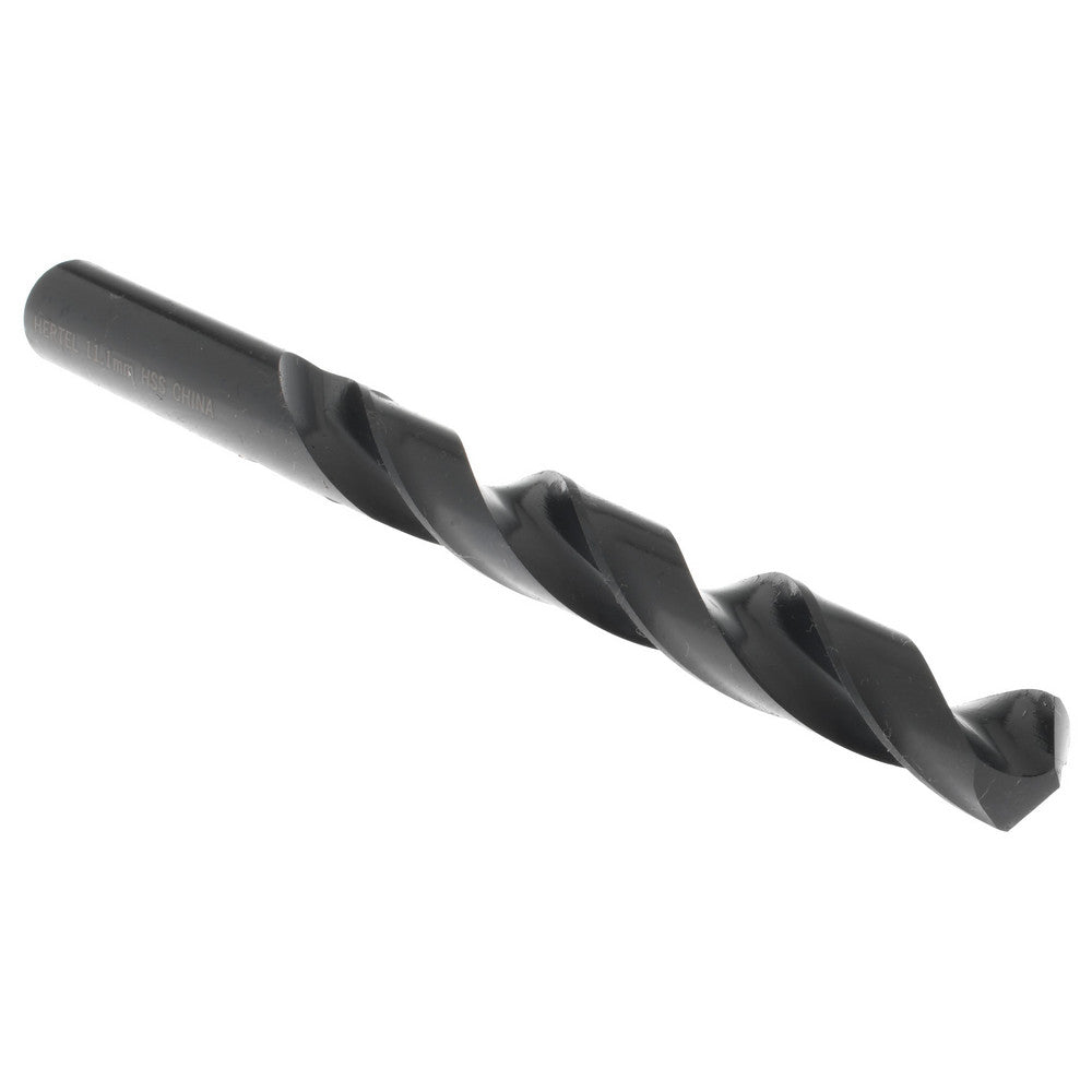 Hertel 301 11.10 Jobber Length Drill Bit 11.10 mm (0.4370) Dia, 118 deg, HSS
