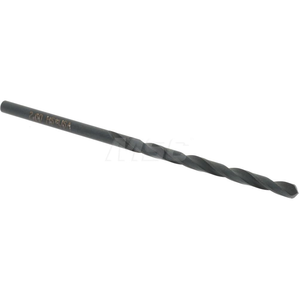 Hertel 301 2.60 Jobber Length Drill Bit 2.60 mm (0.1024) Dia, 118 deg, HSS