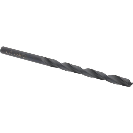 Hertel 301 4.75 Jobber Length Drill Bit 4.75 mm (0.1870) Dia, 118 deg, HSS