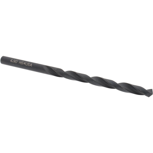 Hertel 301 4.90 Jobber Length Drill Bit 4.90 mm (0.1929) Dia, 118 deg, HSS