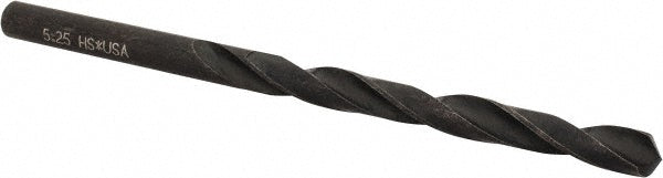Hertel 301 5.25 Jobber Length Drill Bit 5.25 mm (0.2067) Dia, 118 deg, HSS