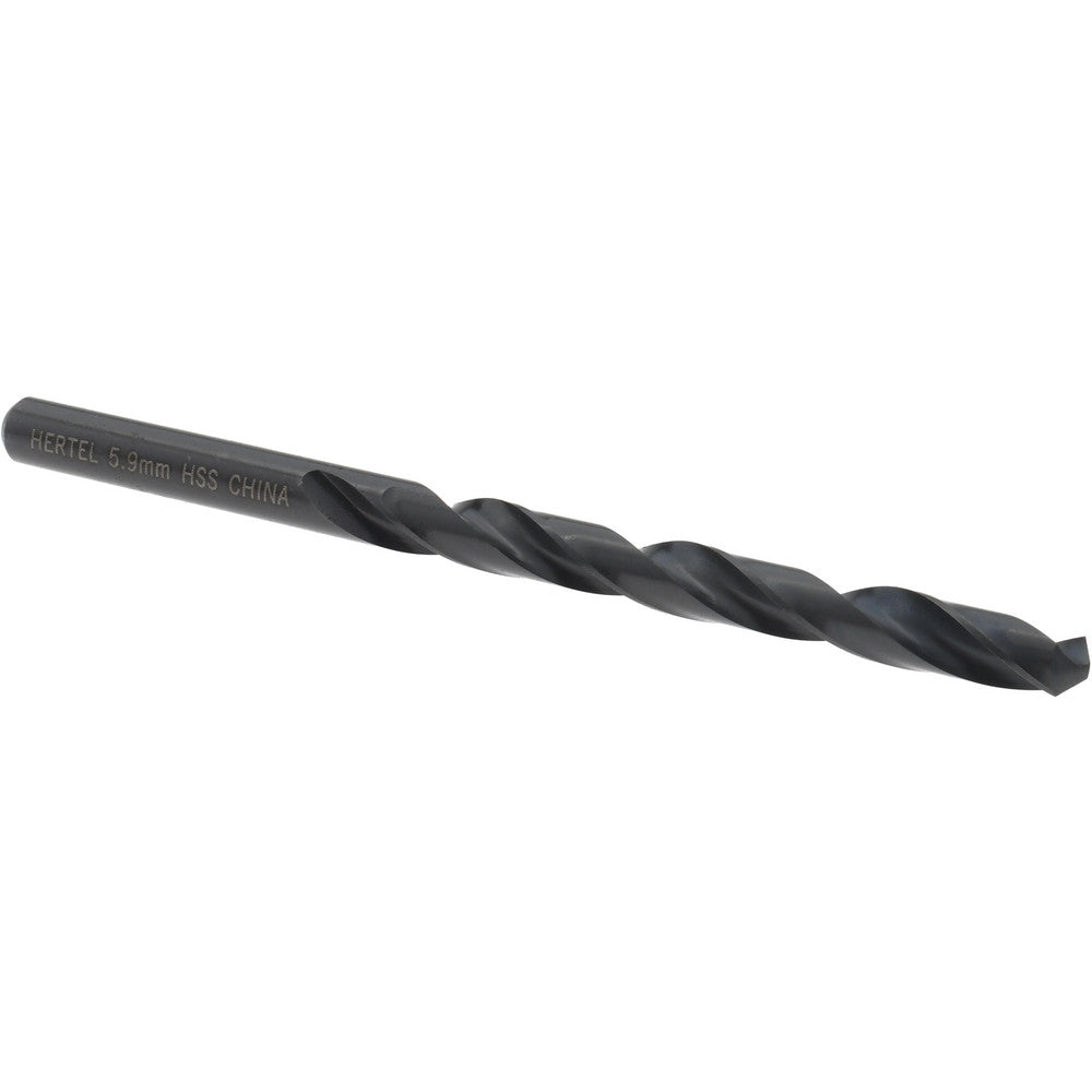 Hertel 301 5.90 Jobber Length Drill Bit 5.90 mm (0.2323) Dia, 118 deg, HSS