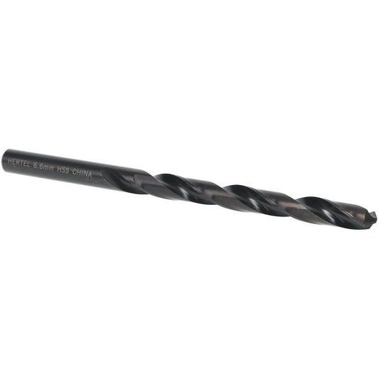 Hertel 301 6.60 Jobber Length Drill Bit 6.60 mm (0.2598) Dia, 118 deg, HSS