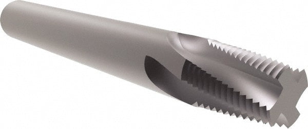Allied Machine and Engineering TM14NPTF Helical Flute Thread Mill Internal & External, 4 Flute, 1/2" Shank Dia, Solid Carbide
