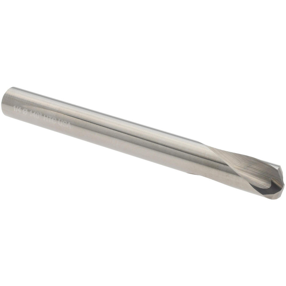 Harvey Tool 41016 Spotting Drill 1/4" Dia, 140 deg, 2-1/2" OAL, Solid Carbide