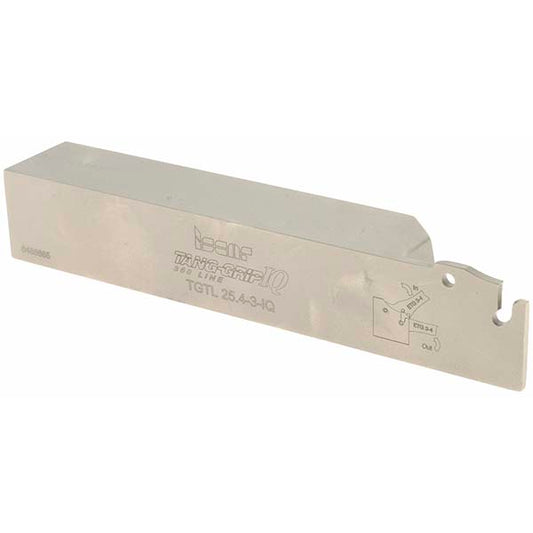 Iscar 2301855 Indexable Grooving-Cutoff Toolholder TGTL 25.4-3 TANG-GRIP, 0.11 to 0.138" Groove Width, 1-1/8" Max Depth of Cut, Left Hand