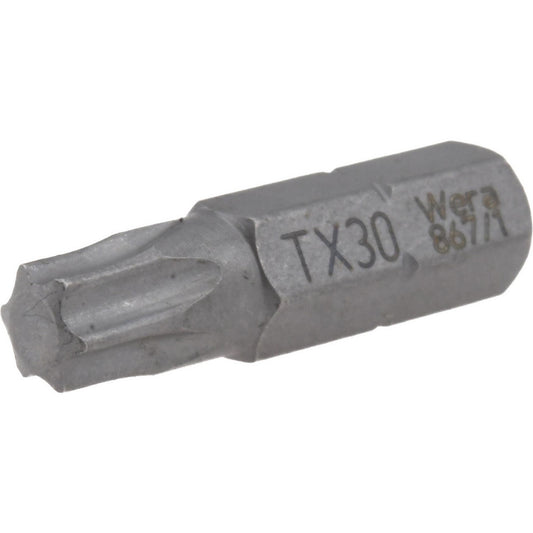 Wera 05066490001 1/4" Drive T30 Torx Screwdriver Bit