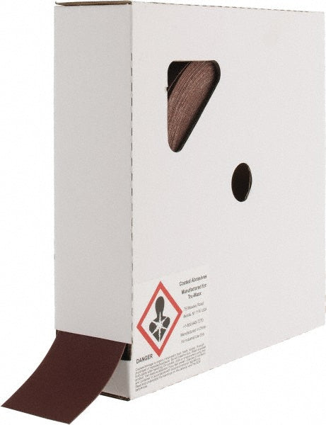 Tru-Maxx 50337 2" x 50 Yd 220 Grit Aluminum Oxide Shop Roll
