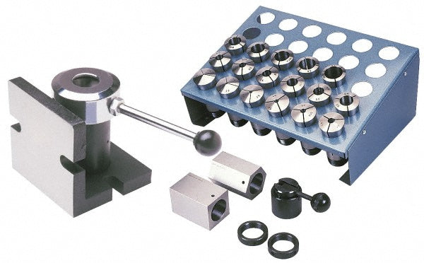 Import COLLET Collet Set 24 Pc, 1/16 to 1-1/16" Capacity