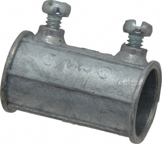 Thomas & Betts TK221SC Conduit Coupling For EMT, Die Cast Zinc, 1/2" Trade Size